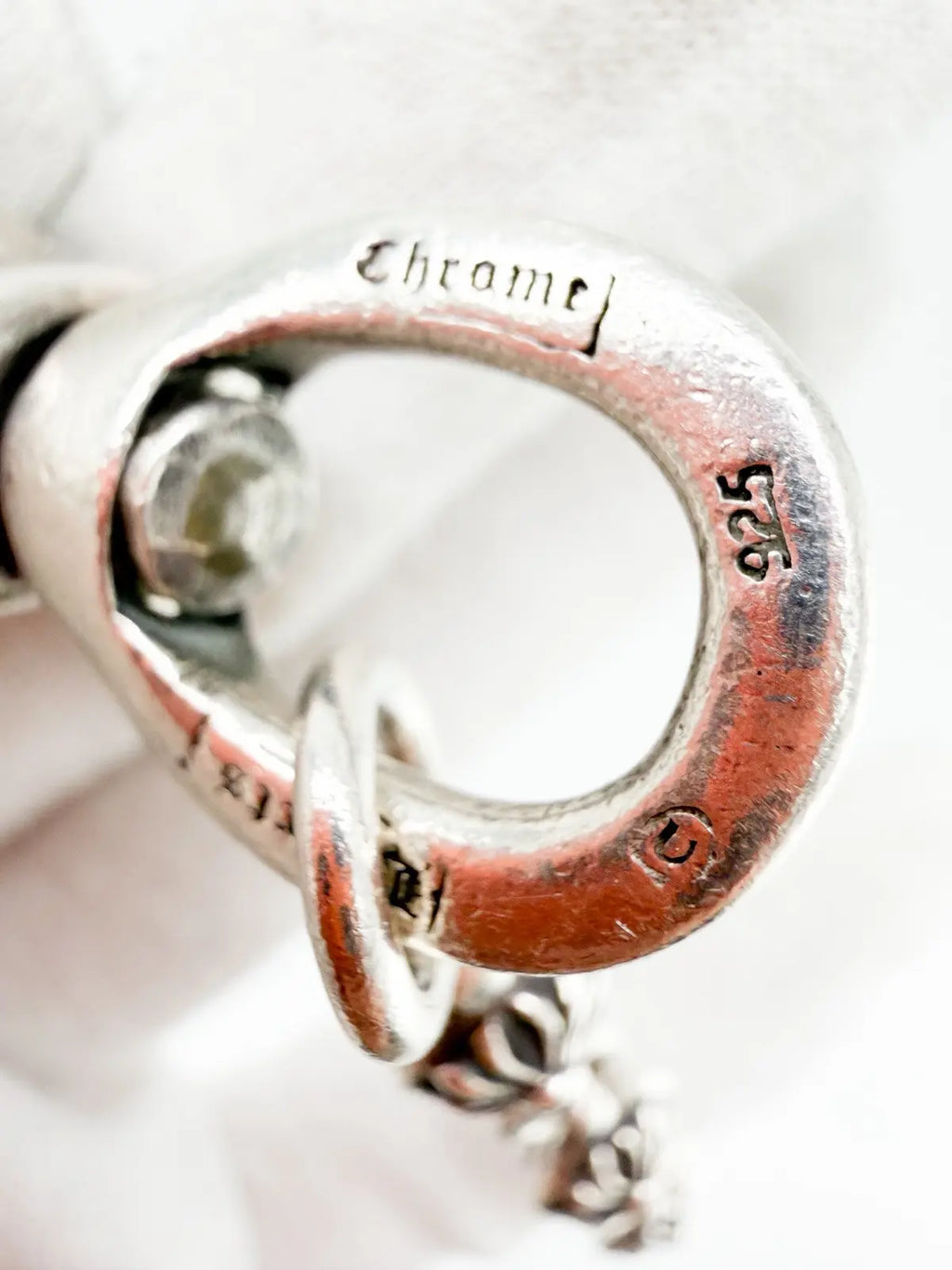 Chrome Hearts Wallet Chain Double Lobster Cross Ball