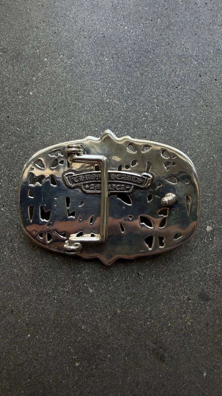 Chrome Hearts Cemetery Belt Buckle