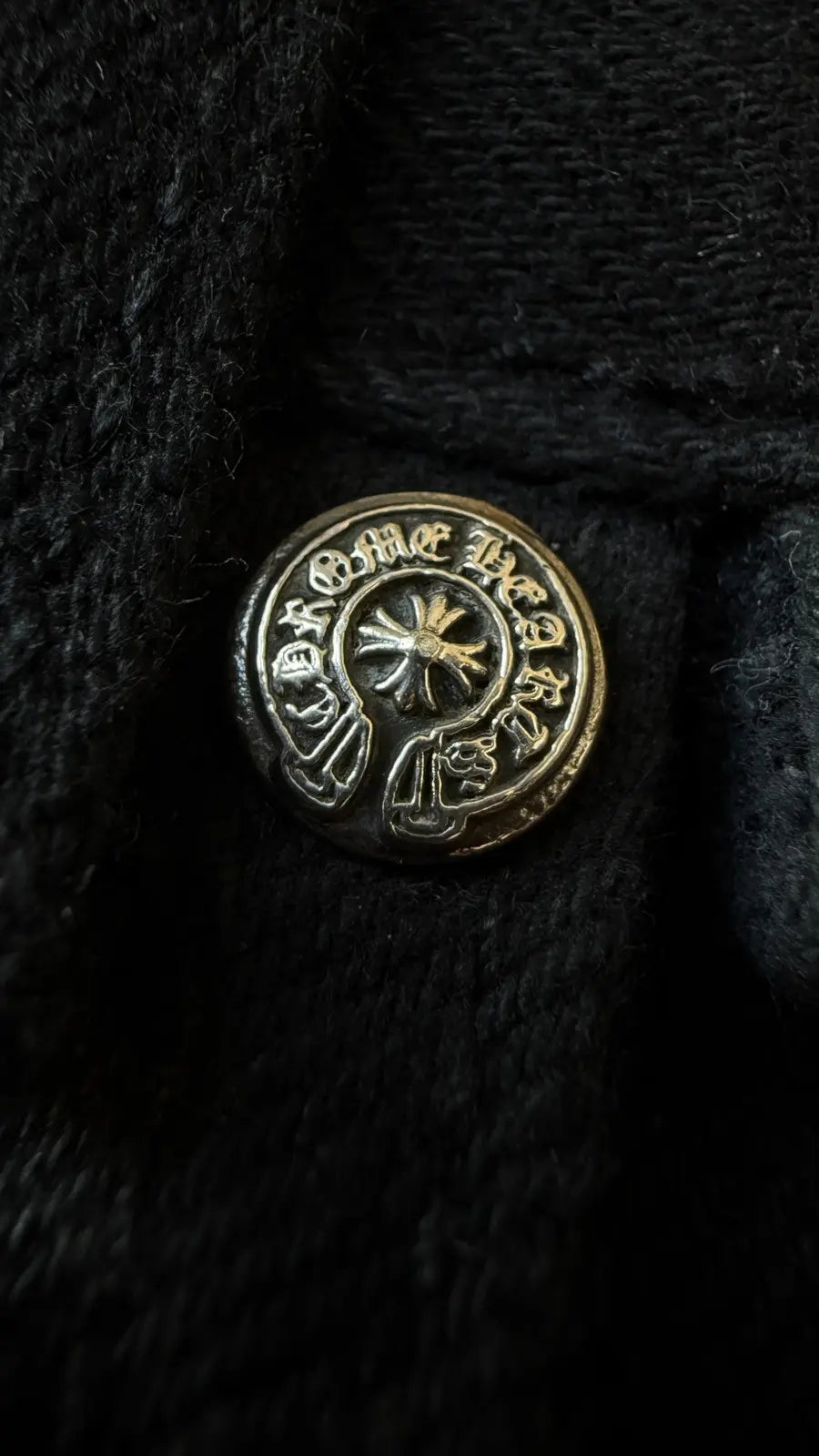 Chrome Hearts Black Cheetah Lime Cross Patch Jeans