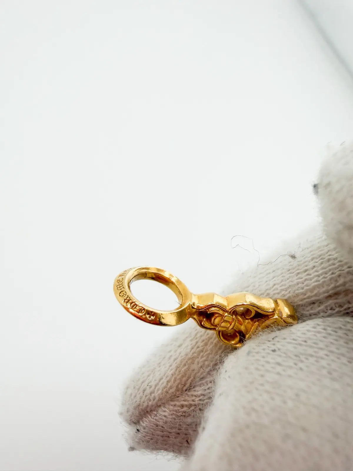 Chrome Hearts Tiny 22K Gold Dagger Pendant