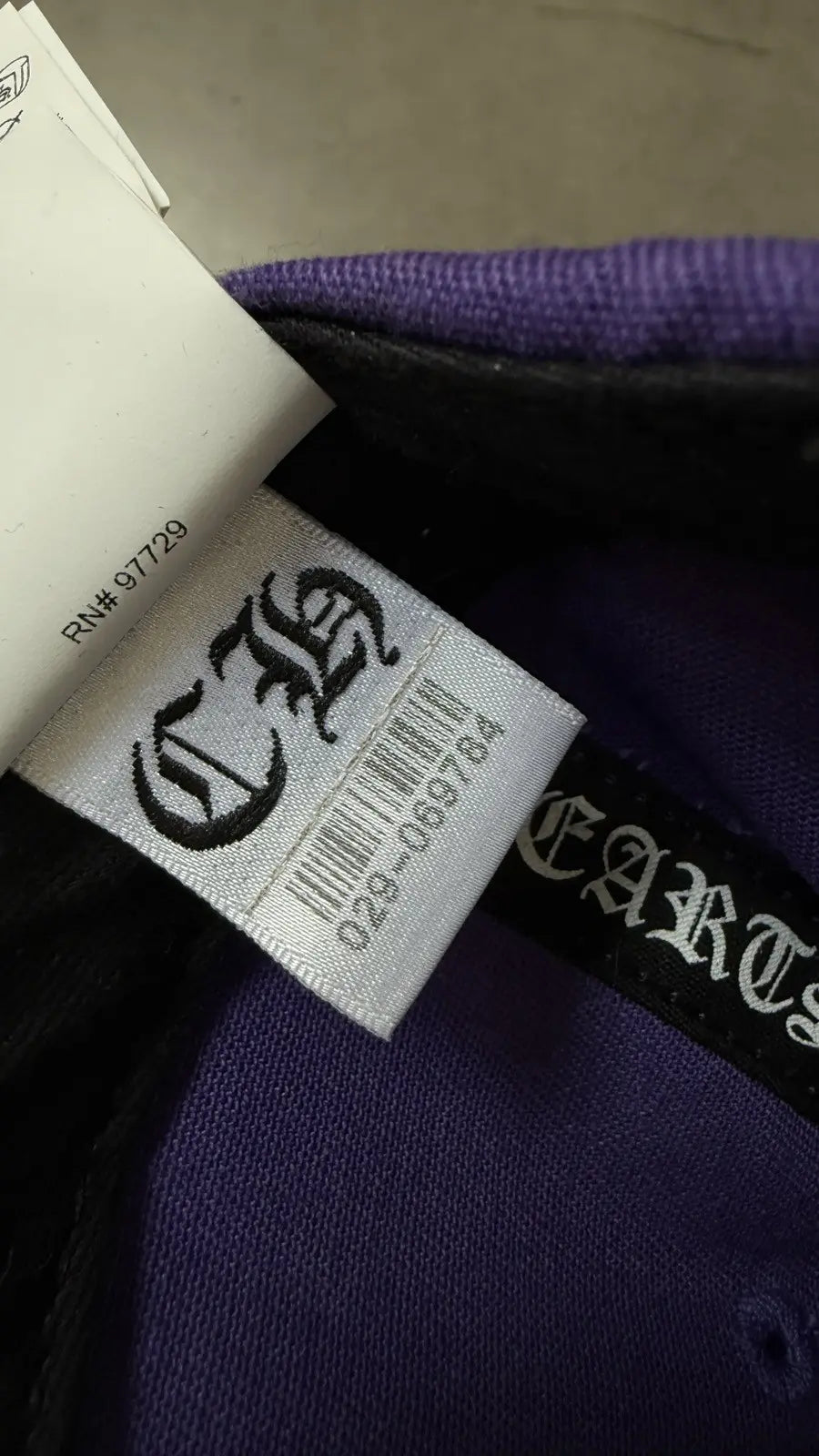 Chrome Hearts CH Baseball Cap Purple/Green