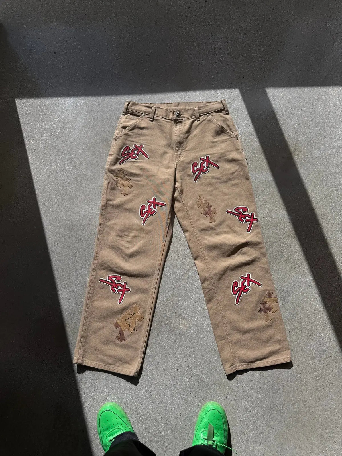 Chrome Hearts Sex Records Carpenter Pants