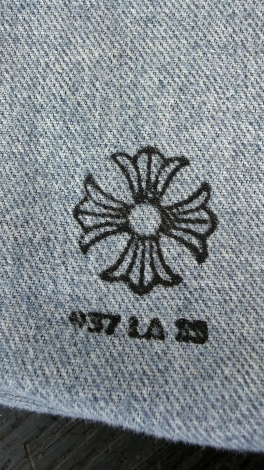 Chrome Hearts Levi Cross Patch Jeans Chrome Hearts