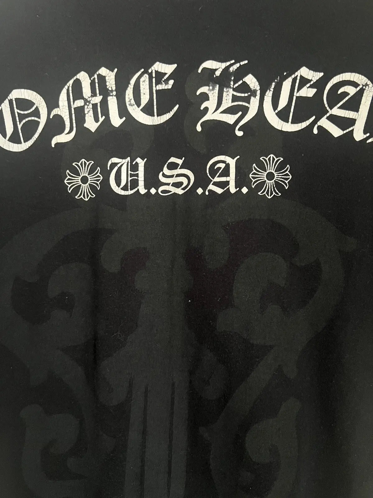 2010s Chrome Hearts Shoulder Scripts Dagger Tee