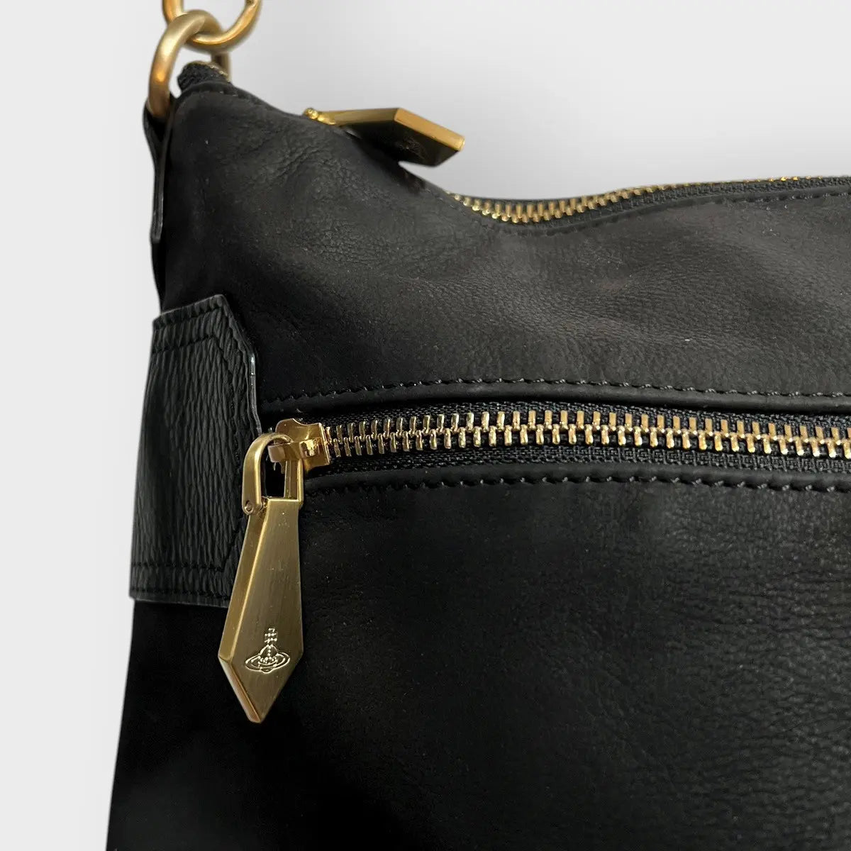 Vintage Vivienne Westwood Triple Black Jumbo Orbit Bag