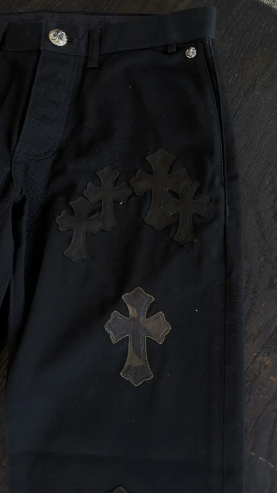 Chrome Hearts Vintage Levi's Cross Patch Denim Jeans Size 32 Chrome Hearts