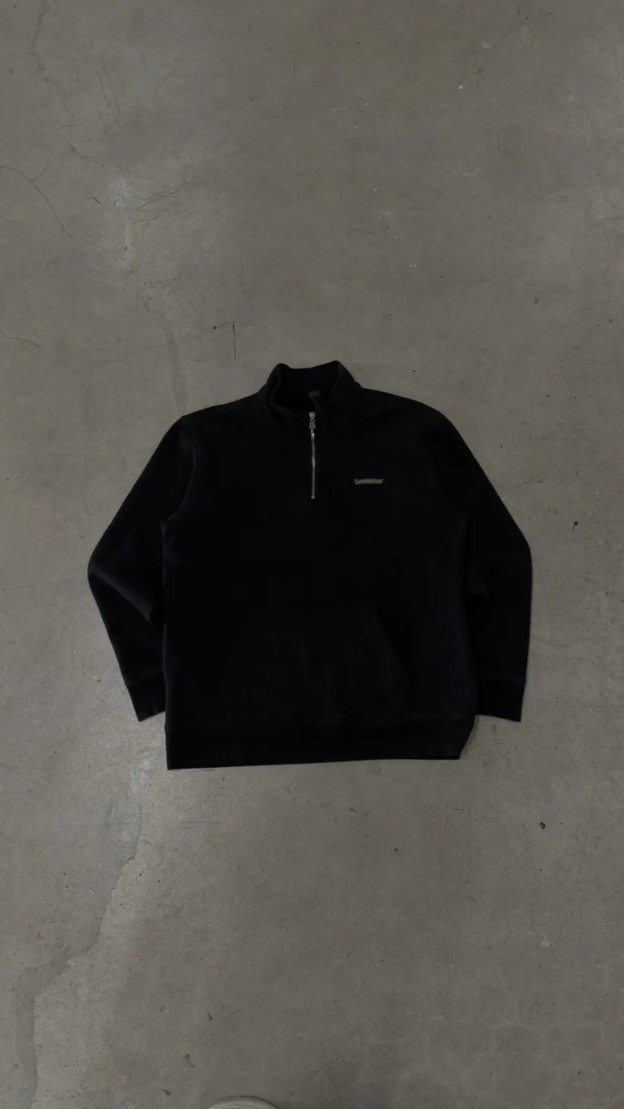 Chrome Hearts Embroidered Half-Zip Sweatshirt