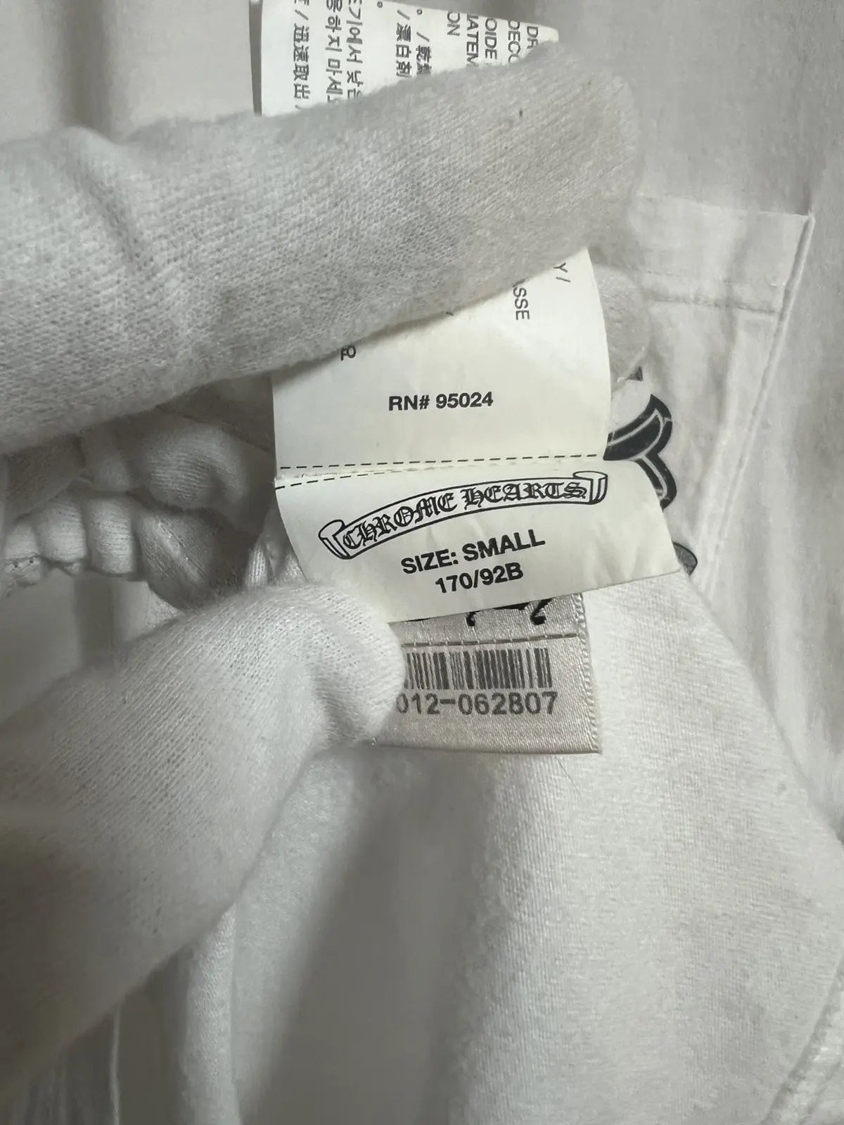 Chrome Hearts Jumbo Horseshoe Cross Pocket Tee