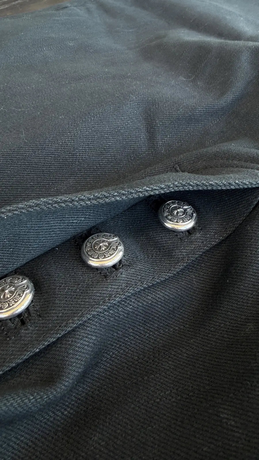 Chrome Hearts "KS" Cropped Jeans Size 34 Chrome Hearts