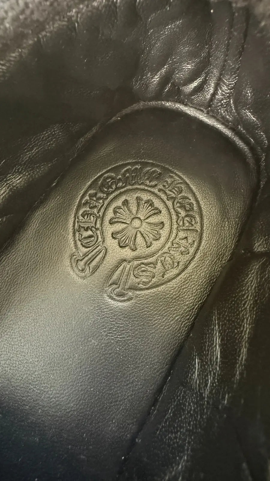 Chrome Hearts Loafers Corduroy Dagger Black