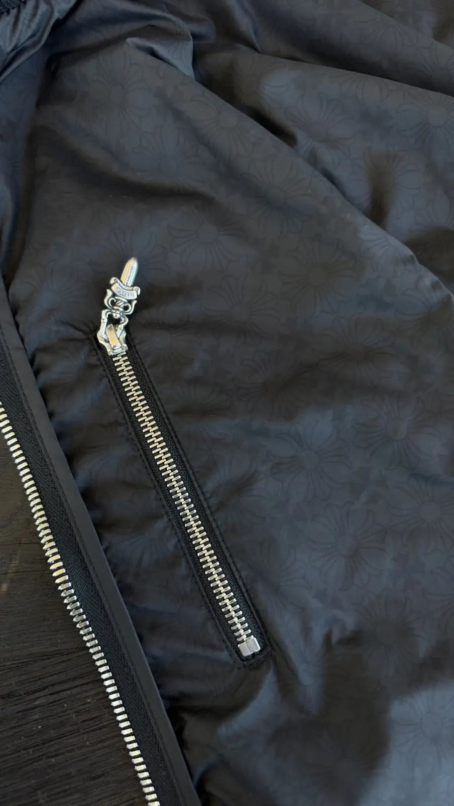 Chrome Hearts Quilted "Papa" Vest Size M Chrome Hearts