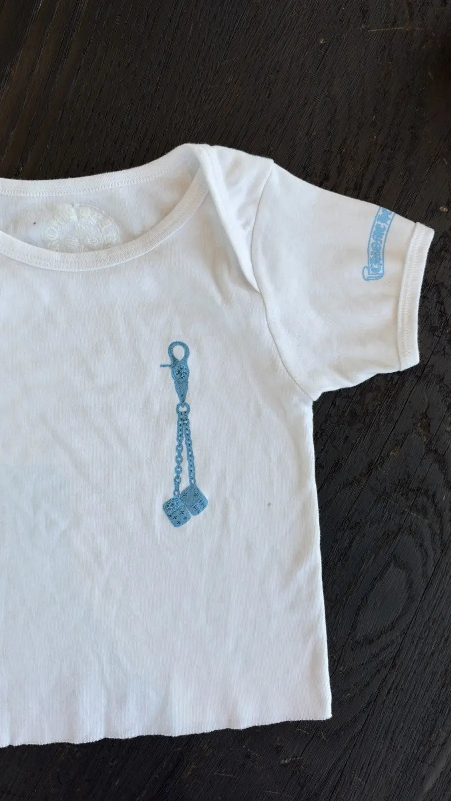 Chrome Hearts Las Vegas Exclusive Dice Baby Cropped Tee Size XS Chrome Hearts