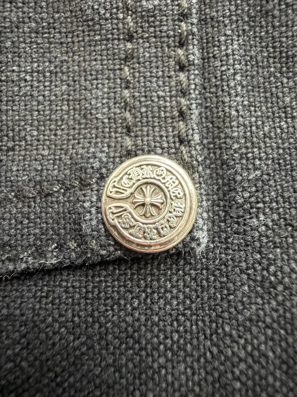 Chrome Hearts Flooded Patch Carpenter Denim Shorts