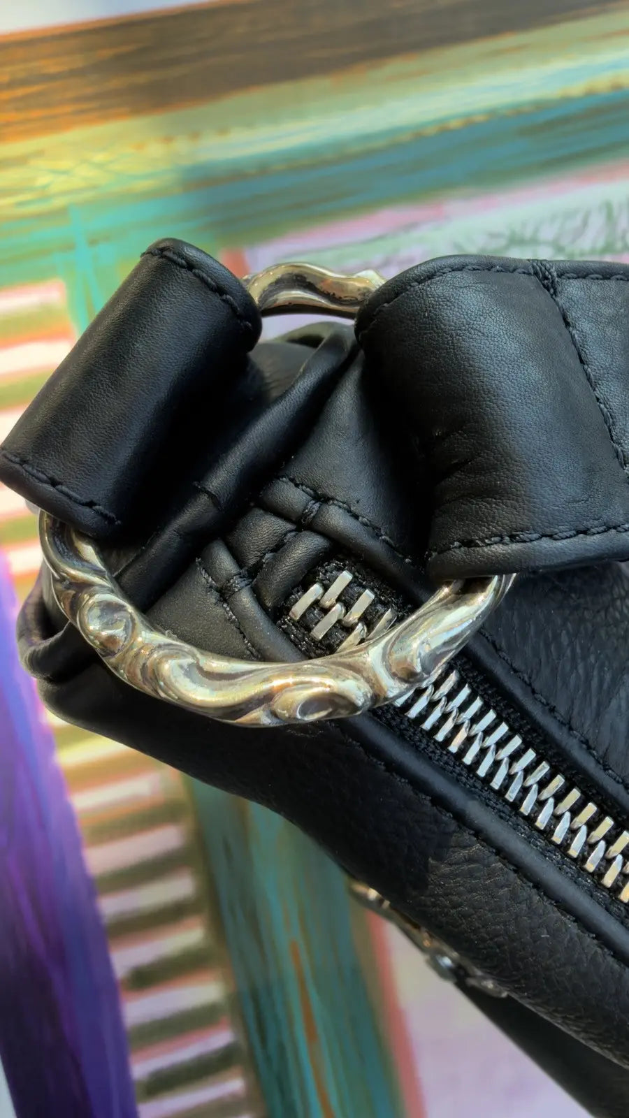 Chrome Hearts Leather Chicken Nugget Dagger Bag Chrome Hearts