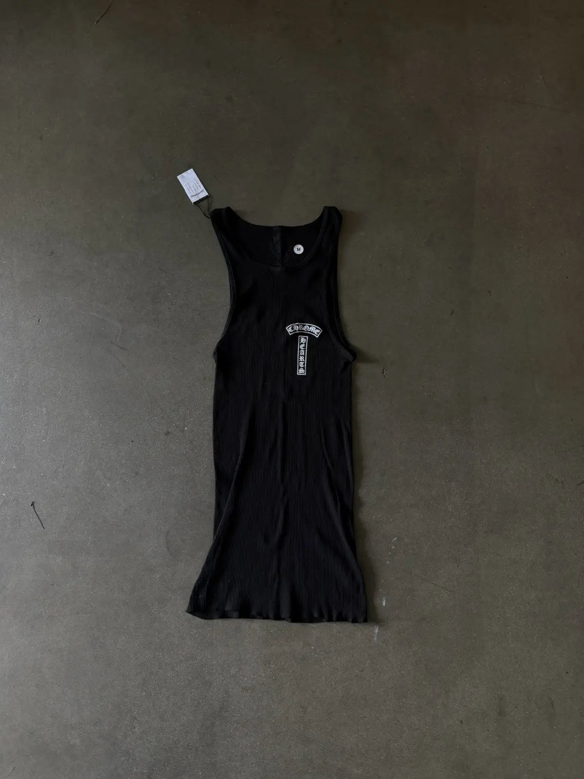 Chrome Hearts Horseshoe All-over Pattern Rib Tank Top