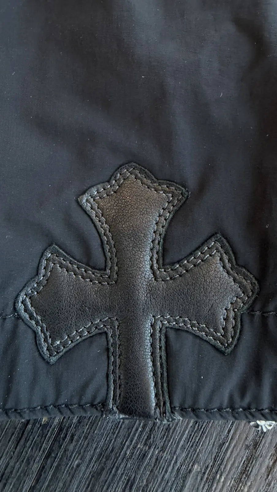 Chrome Hearts Cross Patch Nylon Bomber Jacket Size M Chrome Hearts