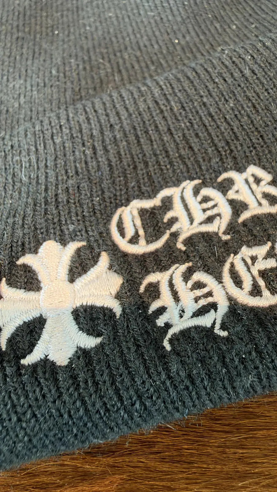 Chrome Hearts Logo Beanie Chrome Hearts