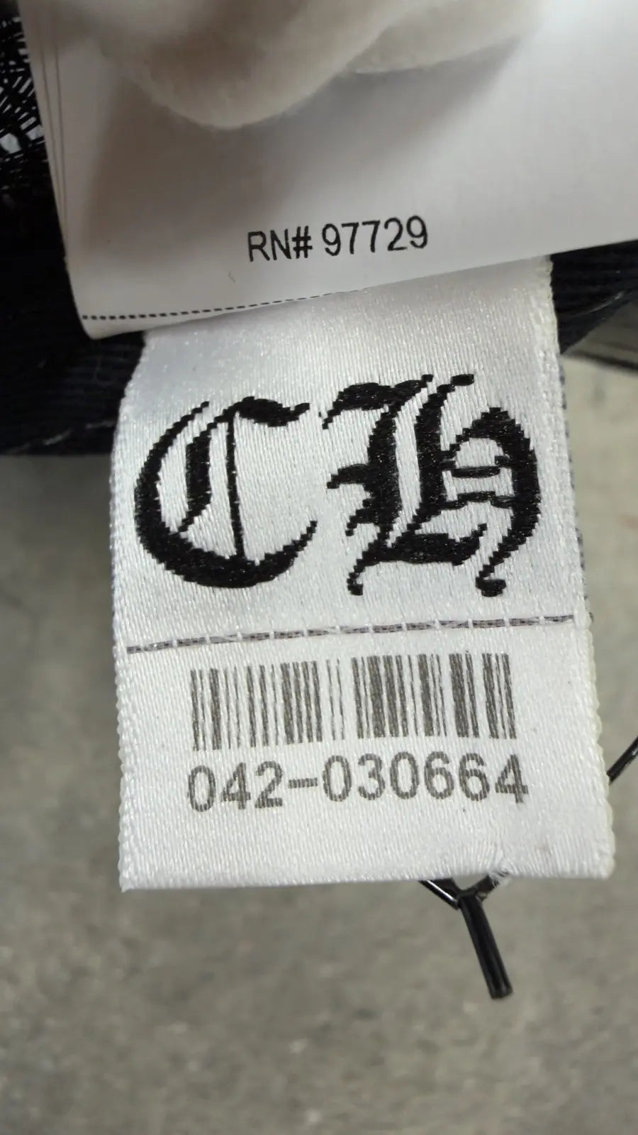Chrome Hearts Letter-Patch Trucker Hat