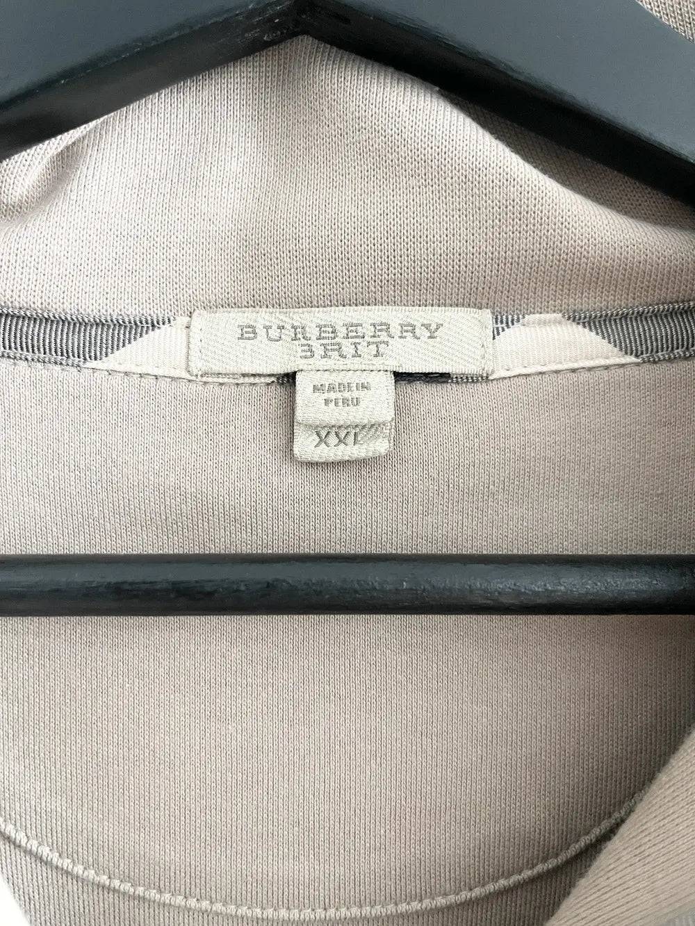 2000s Burberry Classic Logo Quarter Zip Up Sweatshirt