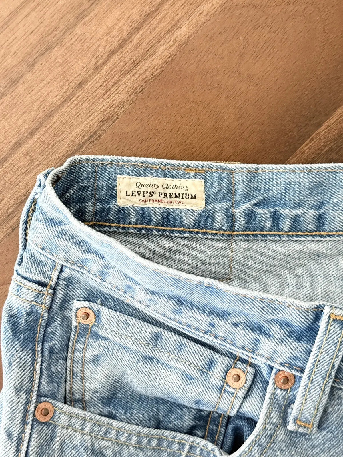 Levi’s 501 Knee Fade Denim Jeans