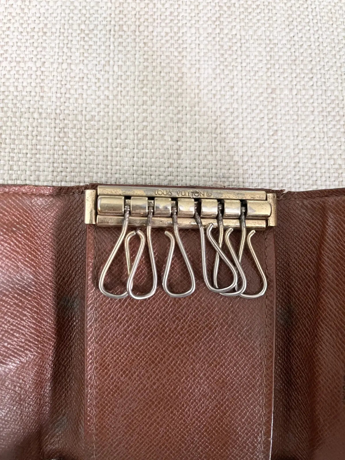 Louis Vuitton Jumbo Monogram Key Ring Holder Pouch
