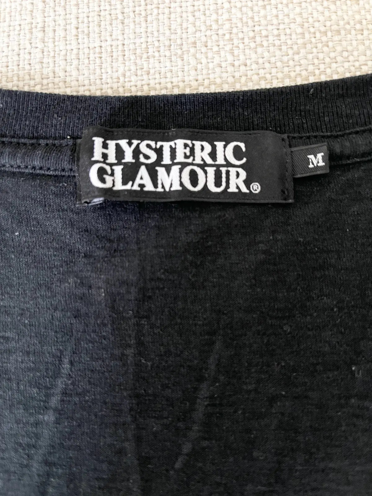 2000s Hysteric Glamour Biker Girl Logo Tee