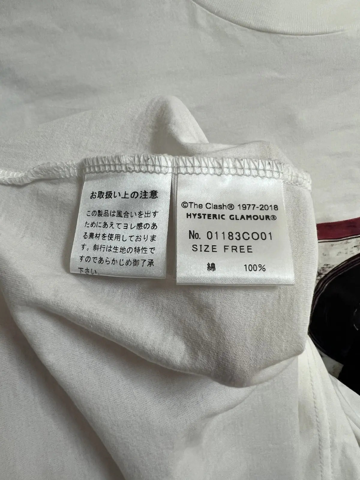 2010s Hysteric Glamour The Clash 'Complete Control' LS Tee