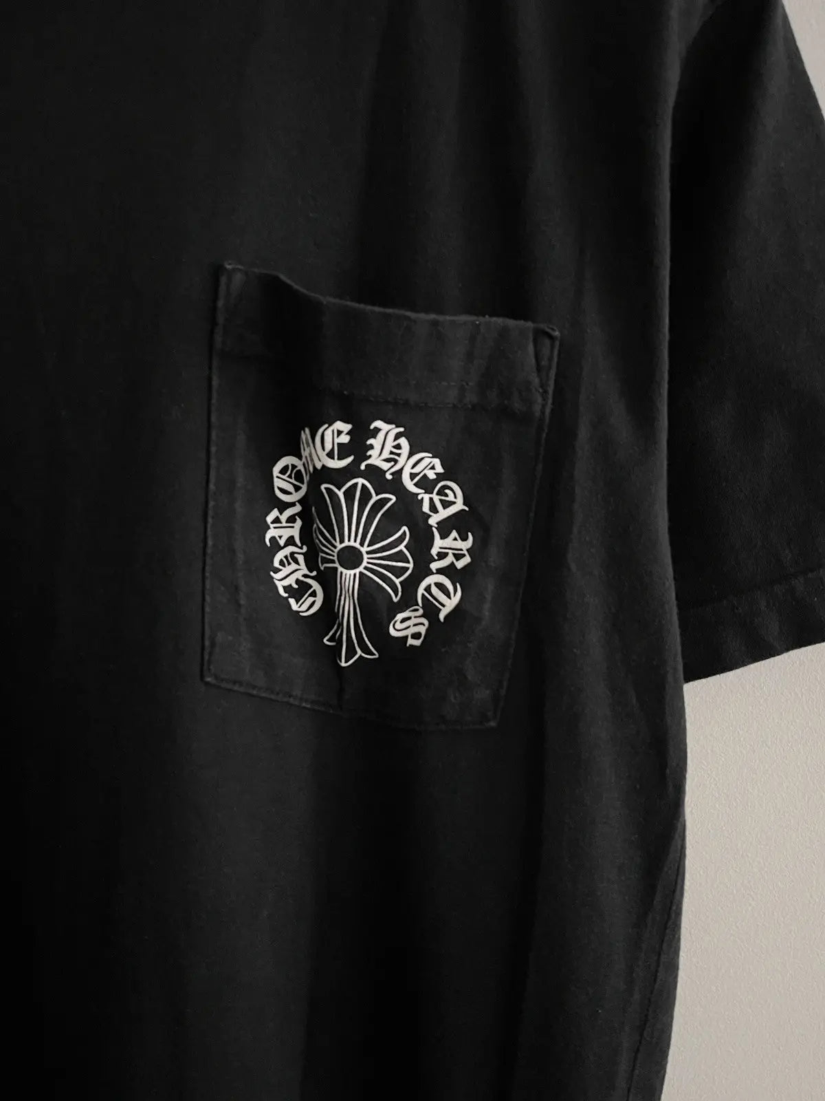 2010s Chrome Hearts Triple Black Horseshoe Cross Tee