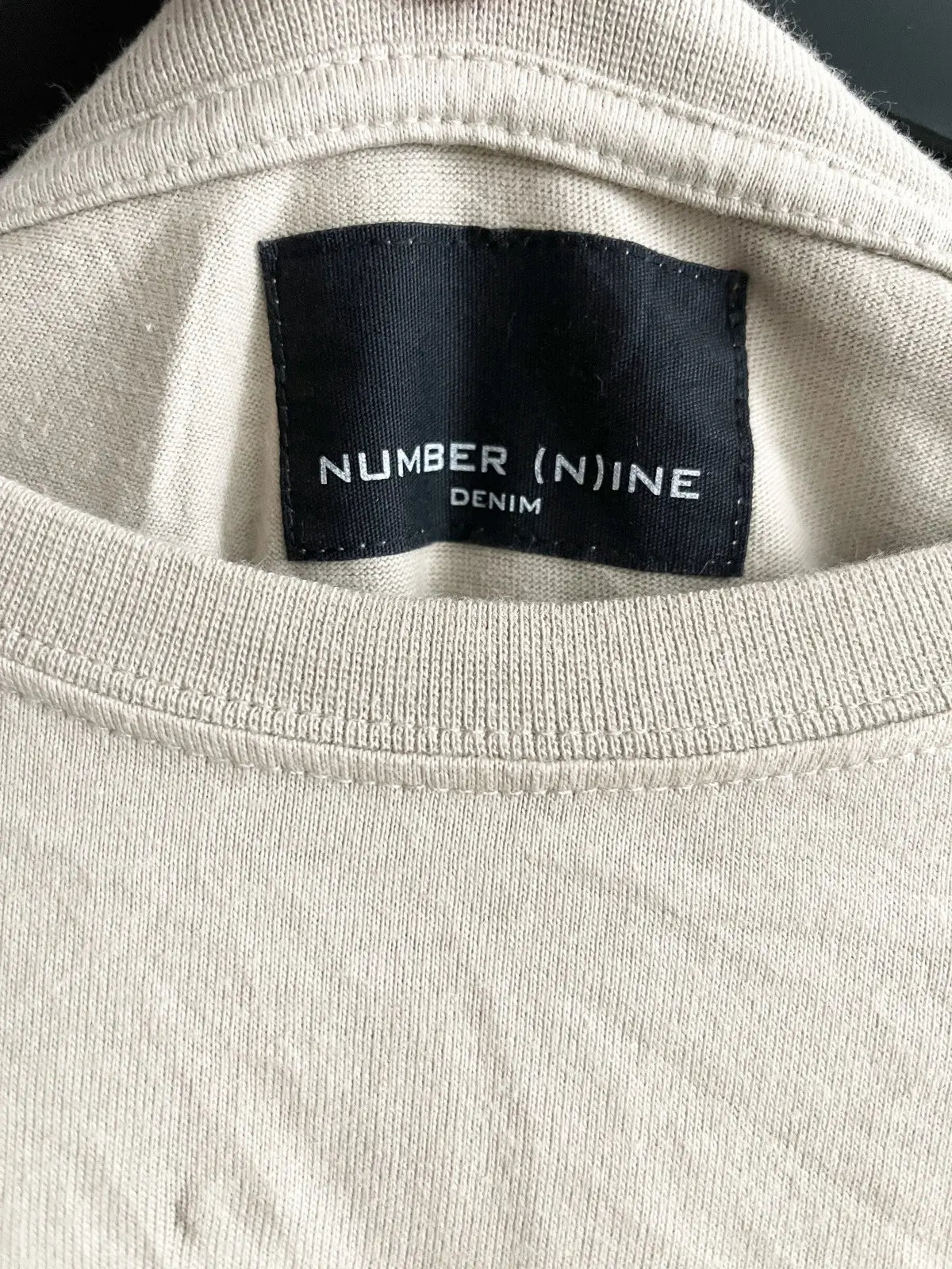 2010s Number (N)ine Double Layer Jumbo Logo LS Tee