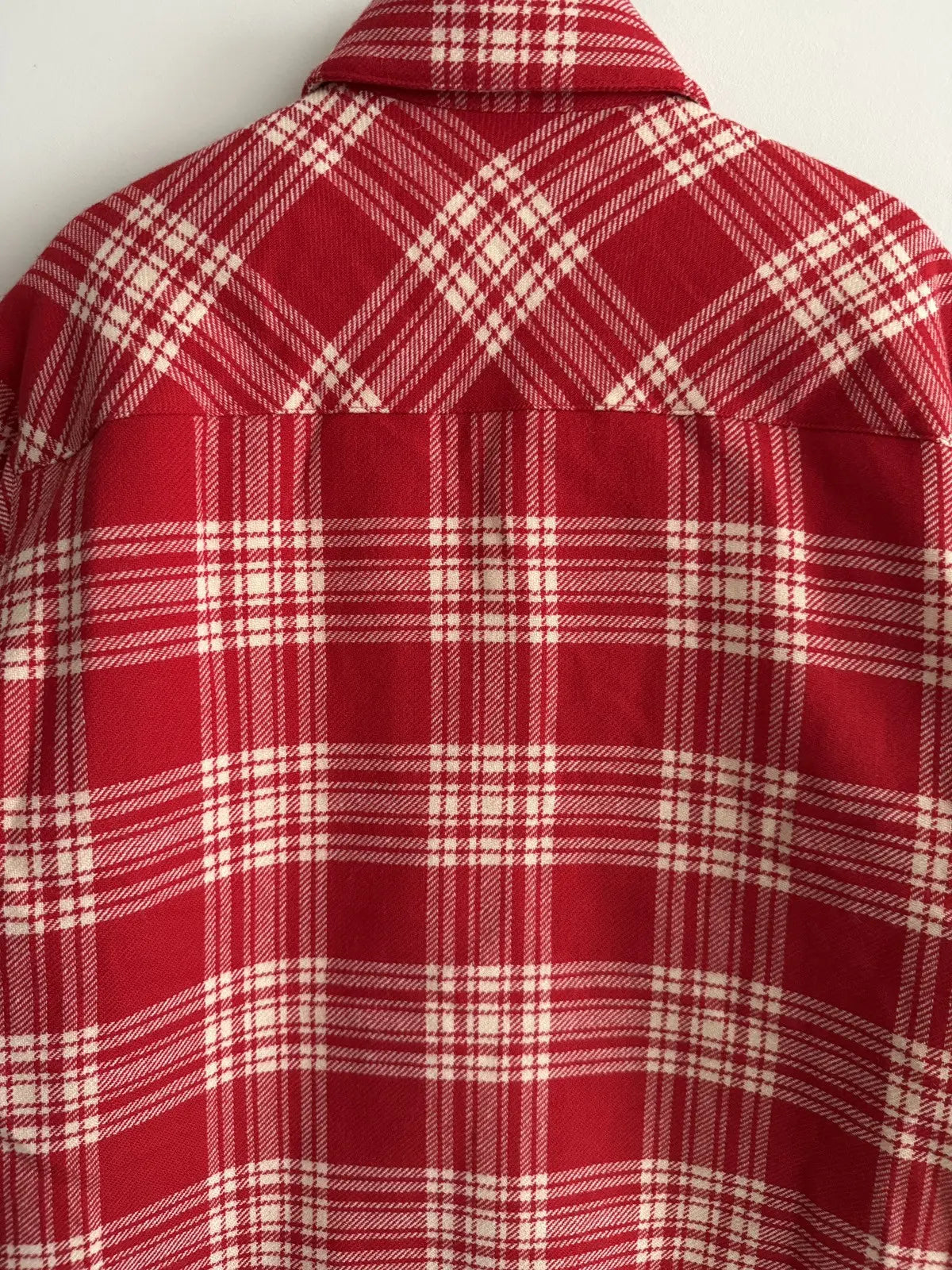 2022 Miu Miu Button Up Plaid Shacket Jacket