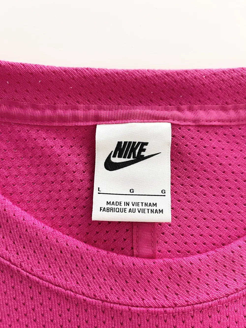 Stüssy x Nike Dri Fit Pink Fireberry Mesh Jersey