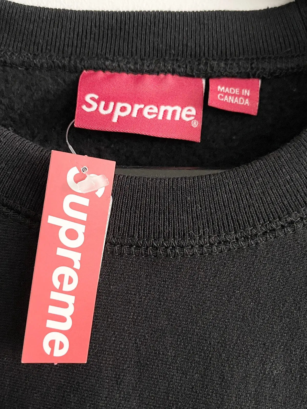 2018 Supreme Black Box Logo Sweatshirt