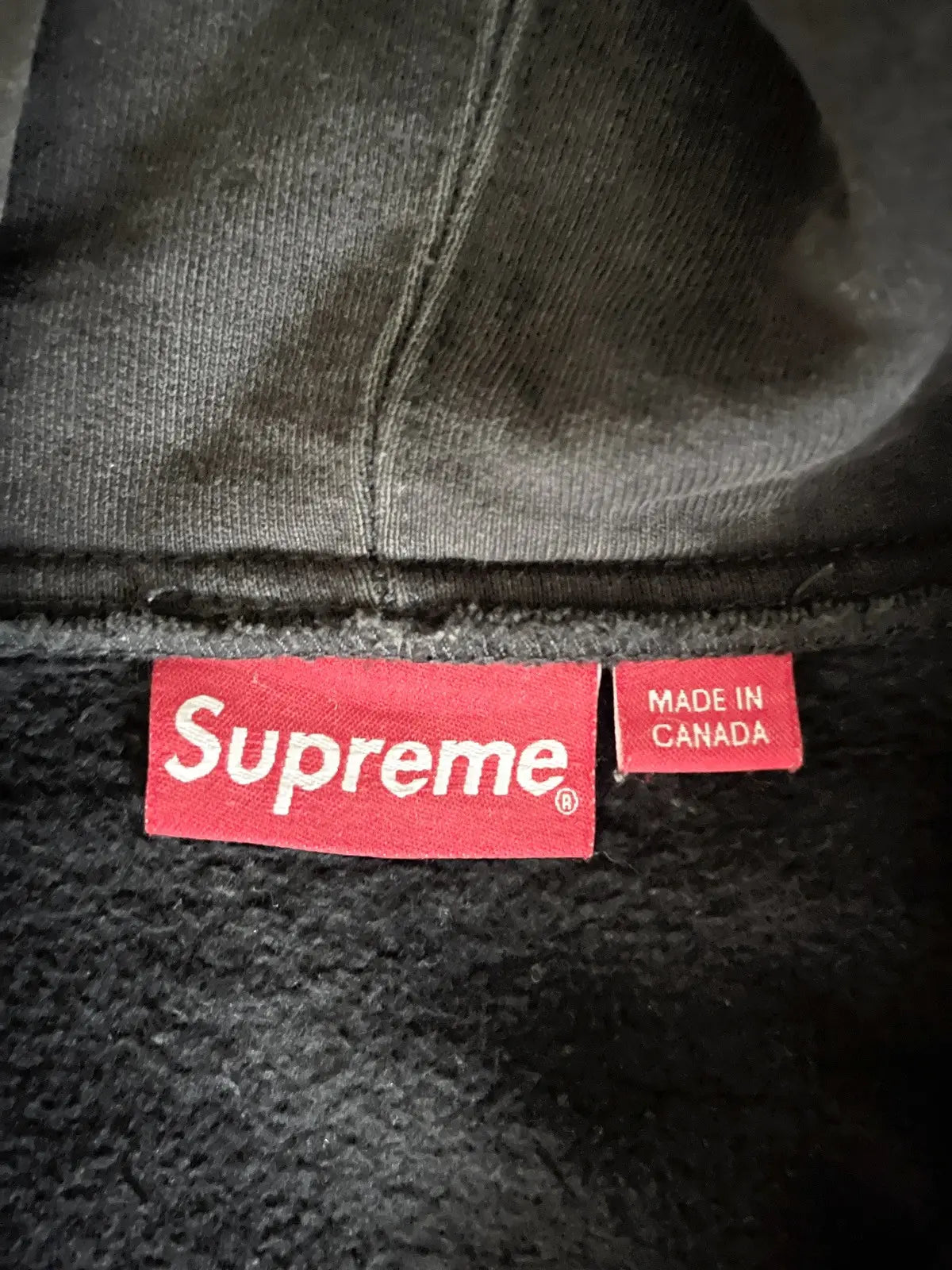 2010s Supreme Hooded Logo Hoodie