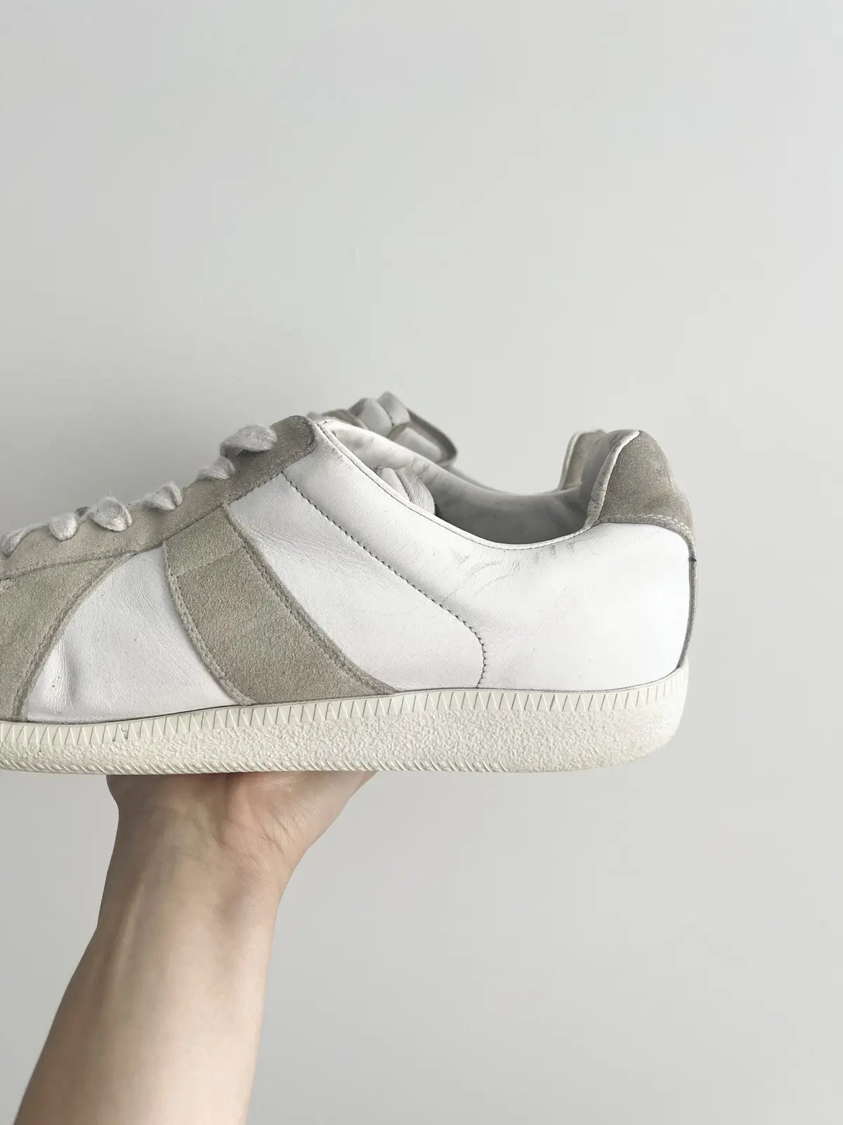 2010s Maison Margiela GAT Replica Double White Sneakers