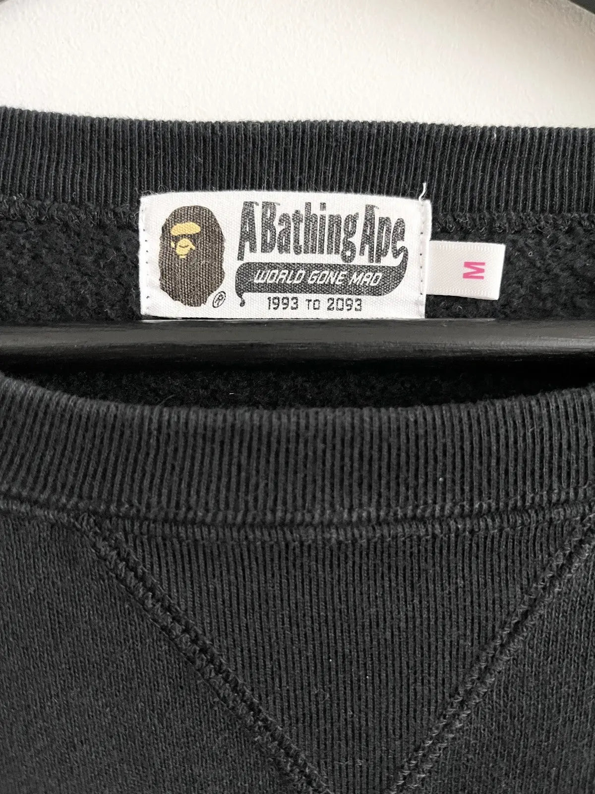 Vintage 2009 Bape Cut & Sew 3D Logo Sweatshirt