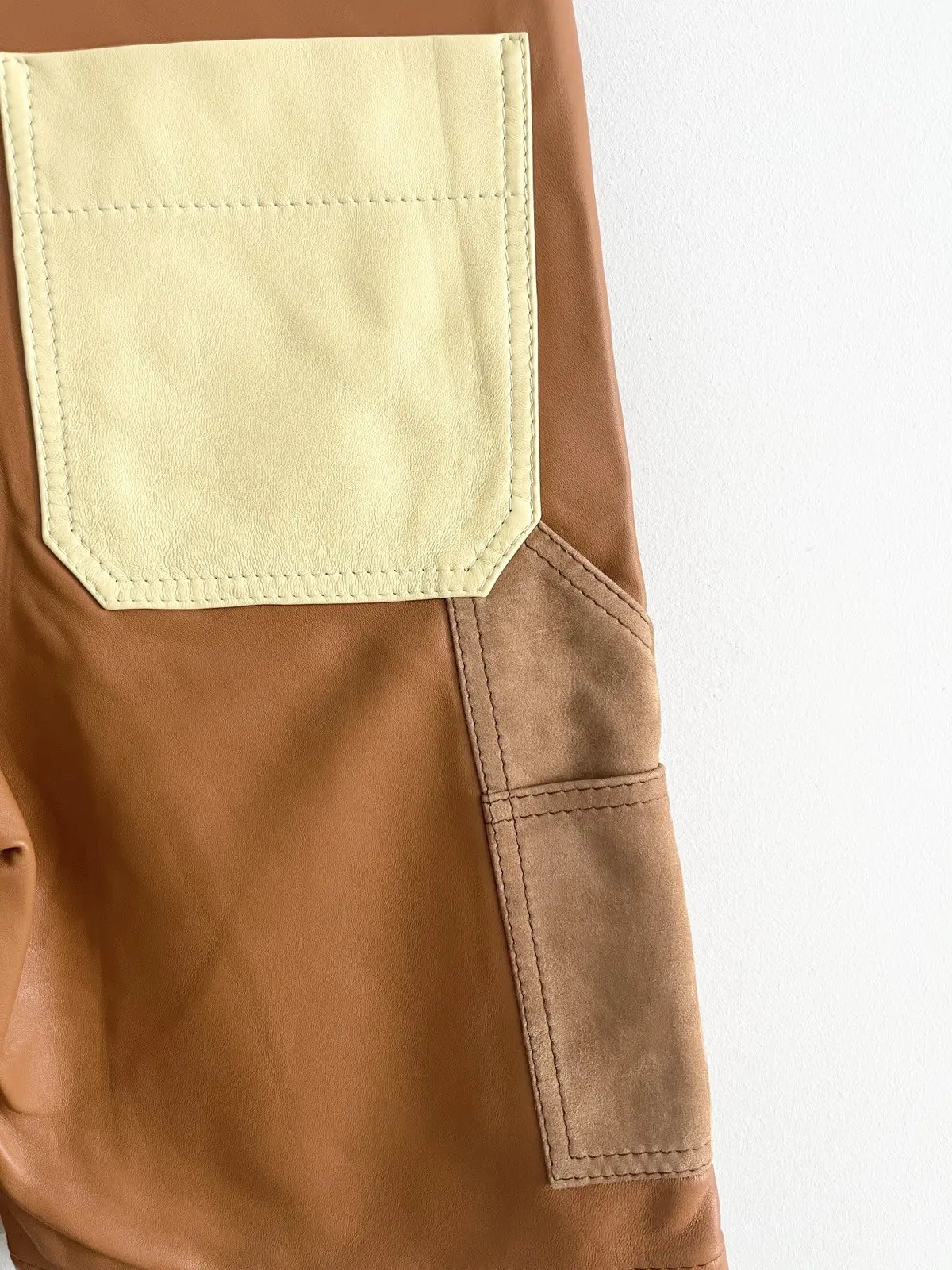 Marni Leather Cargo Shorts