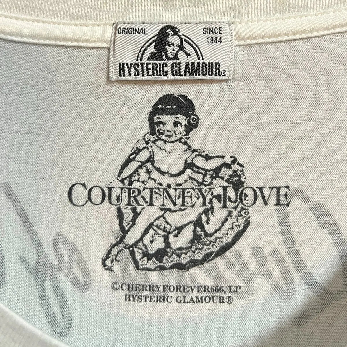 2010s Hysteric Glamour Courtney Love The Queen Tee