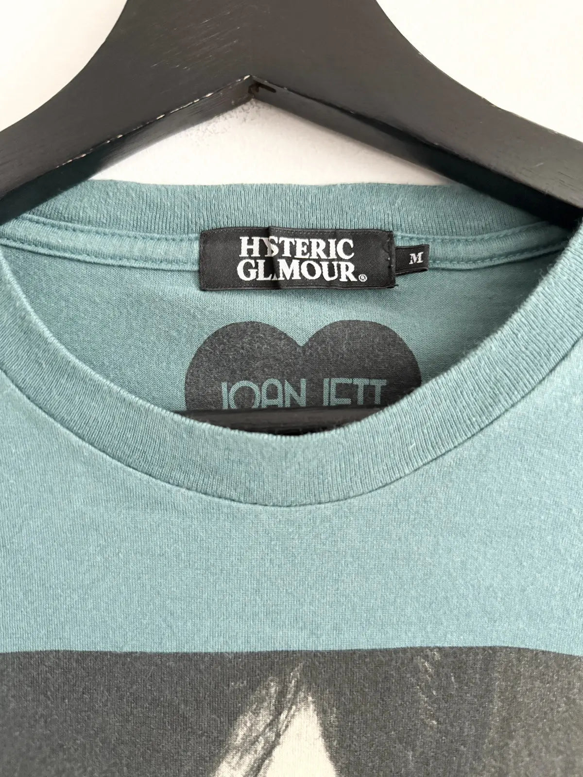 2000s Hysteric Glamour Joan Jett Black Leather LS Tee