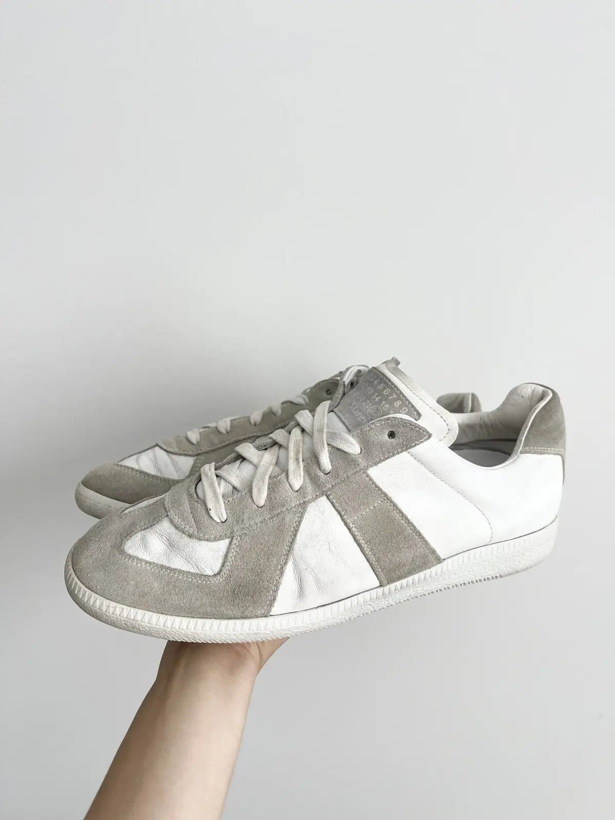 2010s Maison Margiela GAT Replica Double White Sneakers