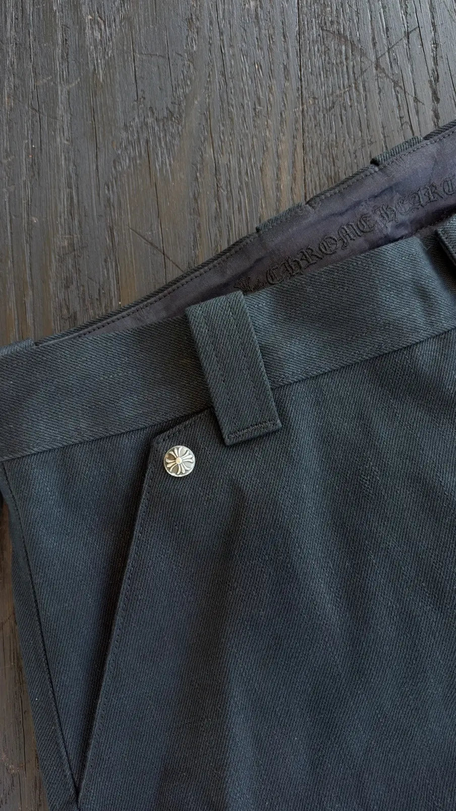 Chrome Hearts "KS Cutoff" Denim Shorts Size 34 Chrome Hearts