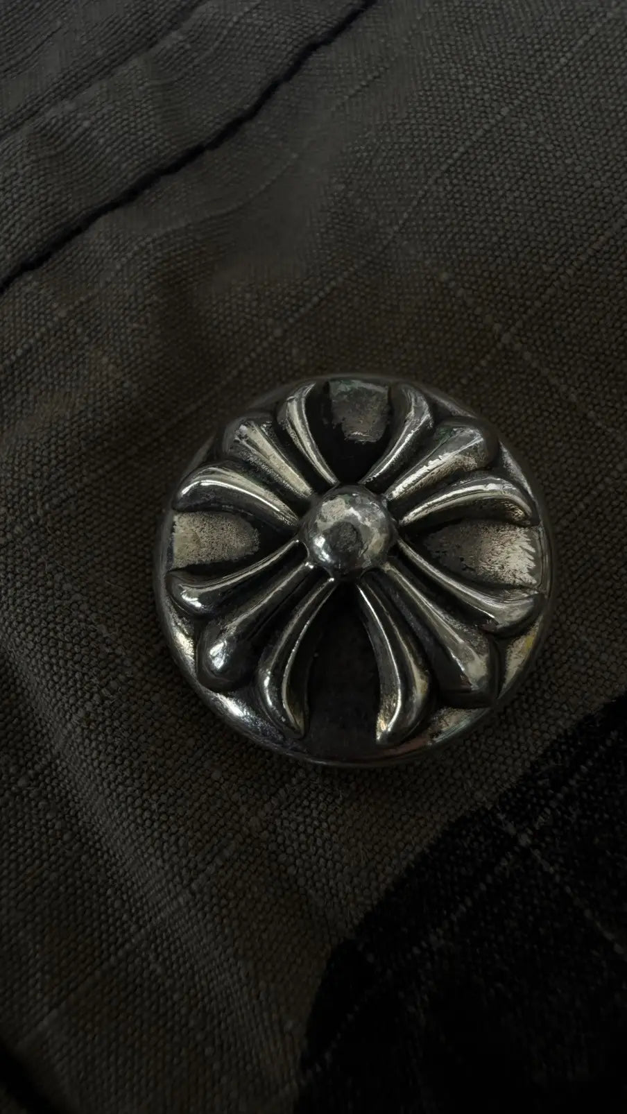 Chrome Hearts Devil Dog Camo Cargo Patch Shorts