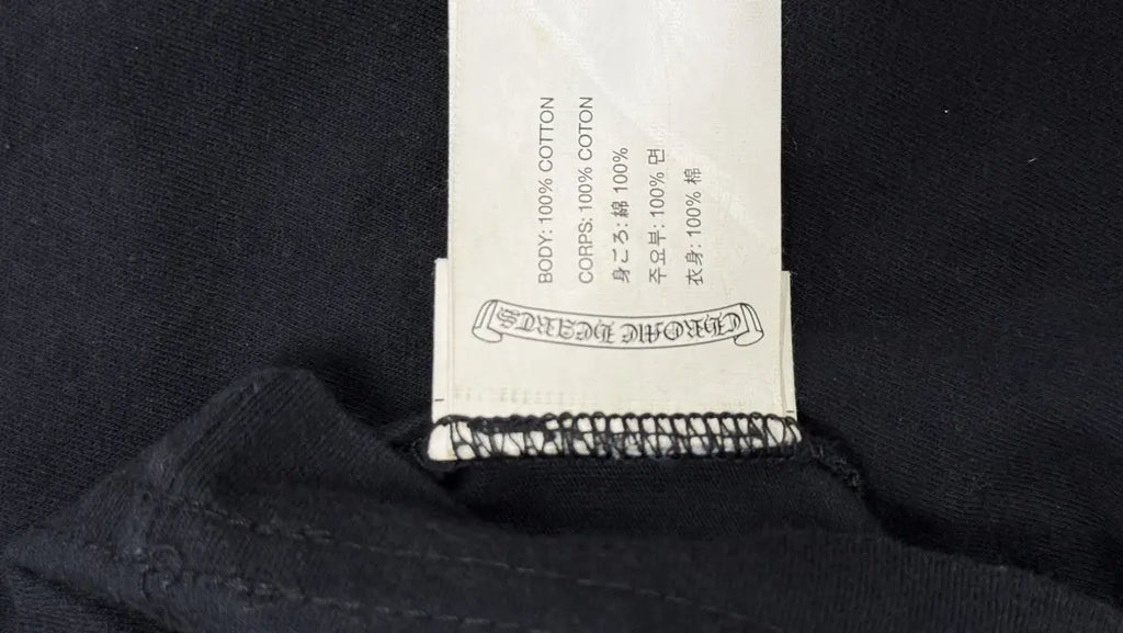 Chrome Hearts Scroll Logo Scripts LS Tee