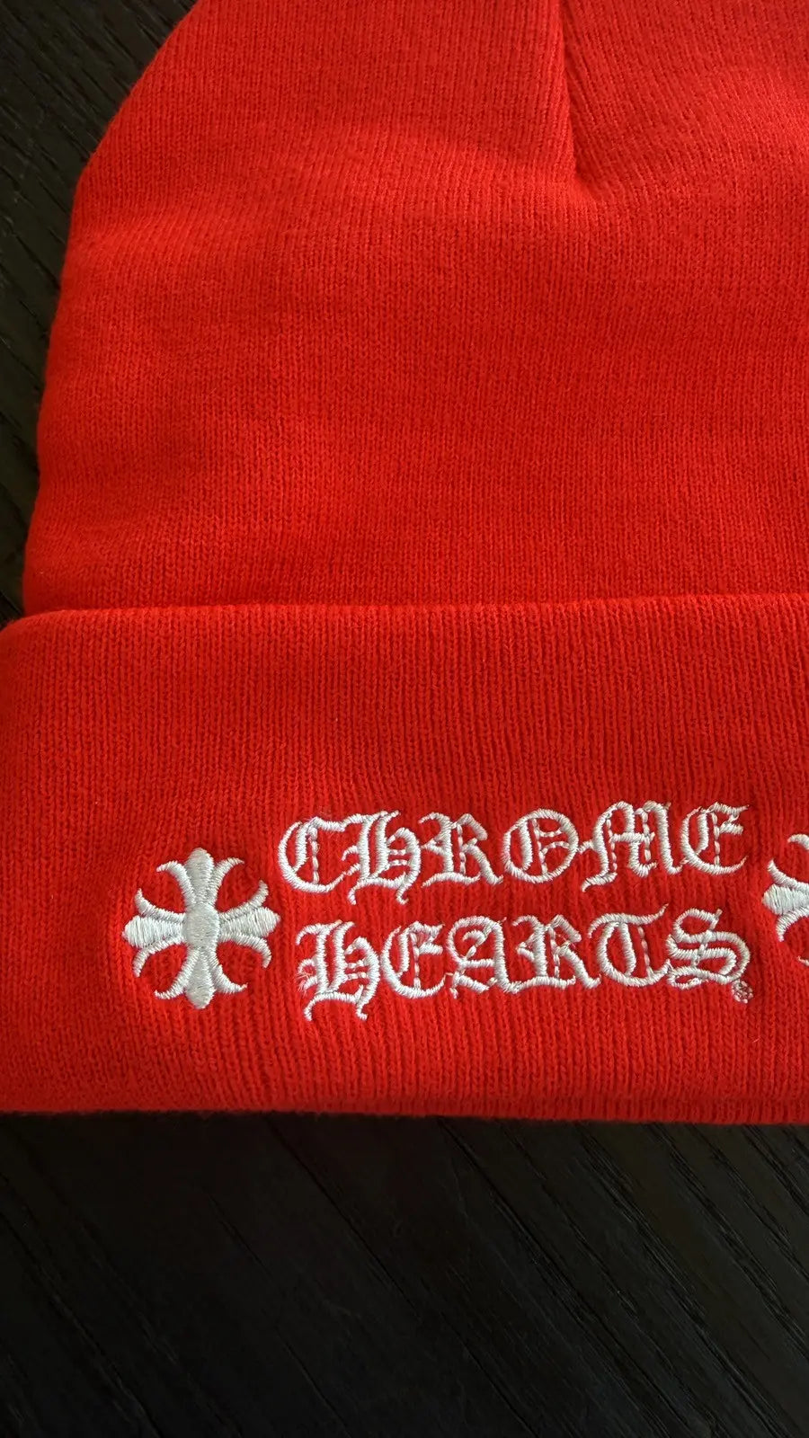 Chrome Hearts Logo-Embroidered Beanie Chrome Hearts