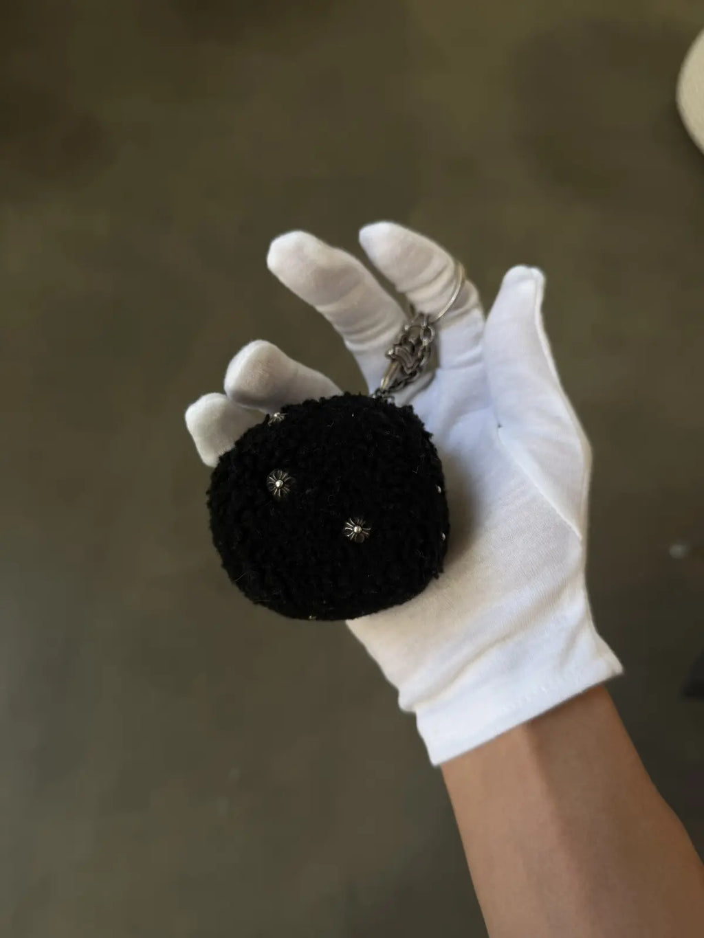 Chrome Hearts Large Fuzzy Dice