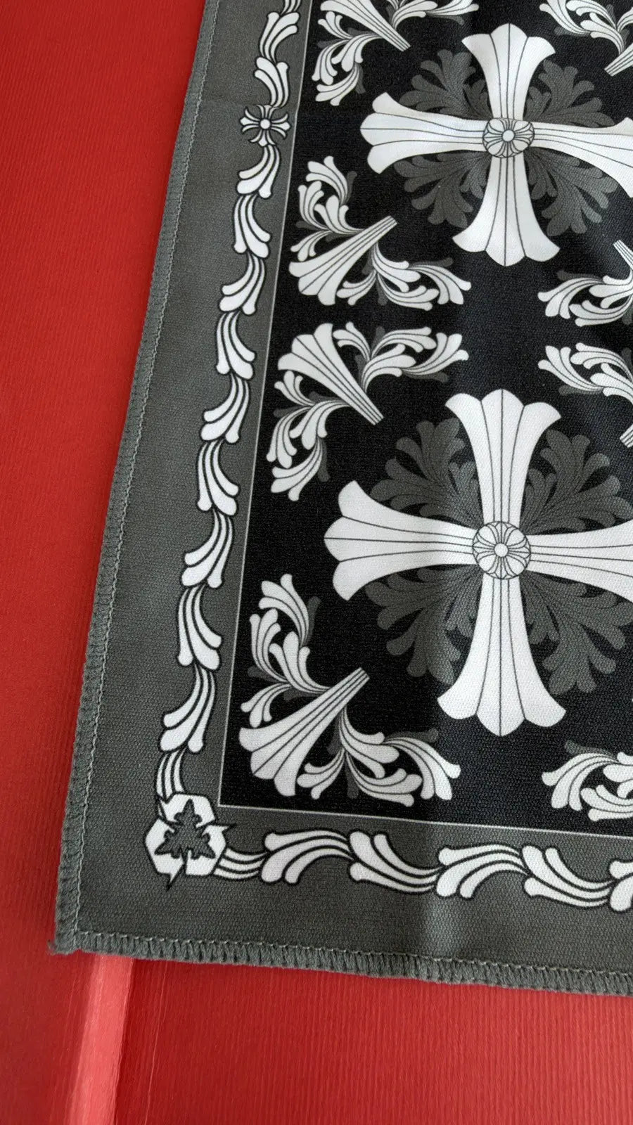 Chrome Hearts Cross Motif Silk Bandana Chrome Hearts