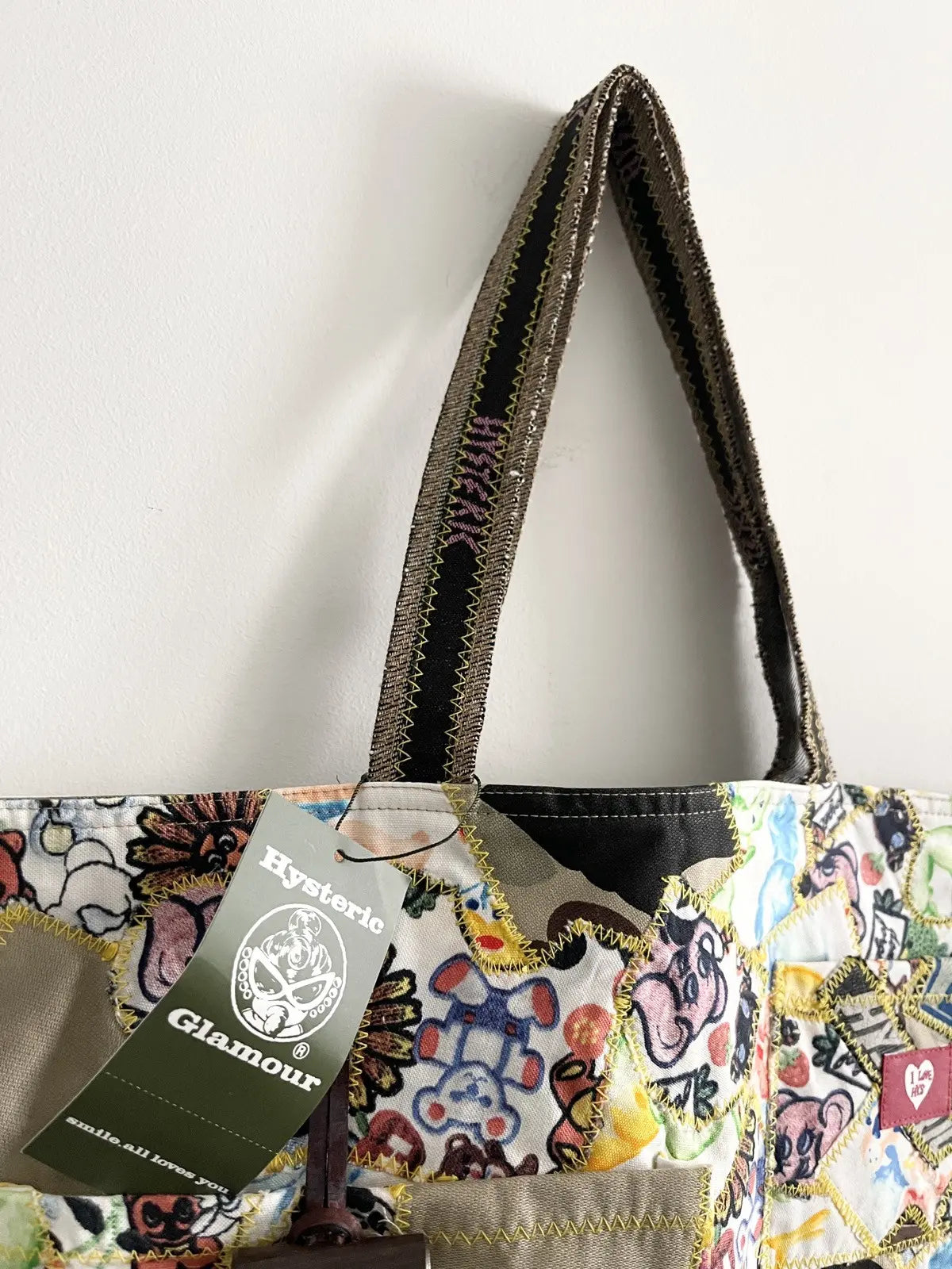 2010s Hysteric Glamour Wonderland Patchwork Tote Bag