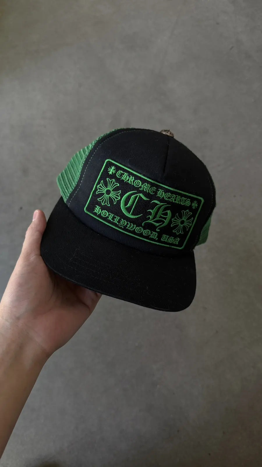 Chrome Hearts Hollywood Green Tucker Hat