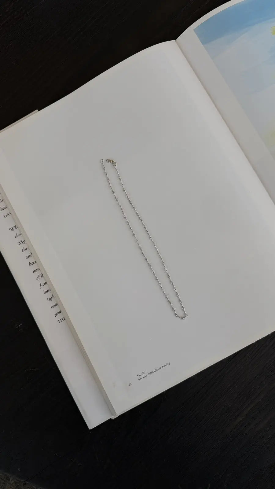 Chrome Hearts 18k White Gold Twist Chain 18 Inches Chrome Hearts