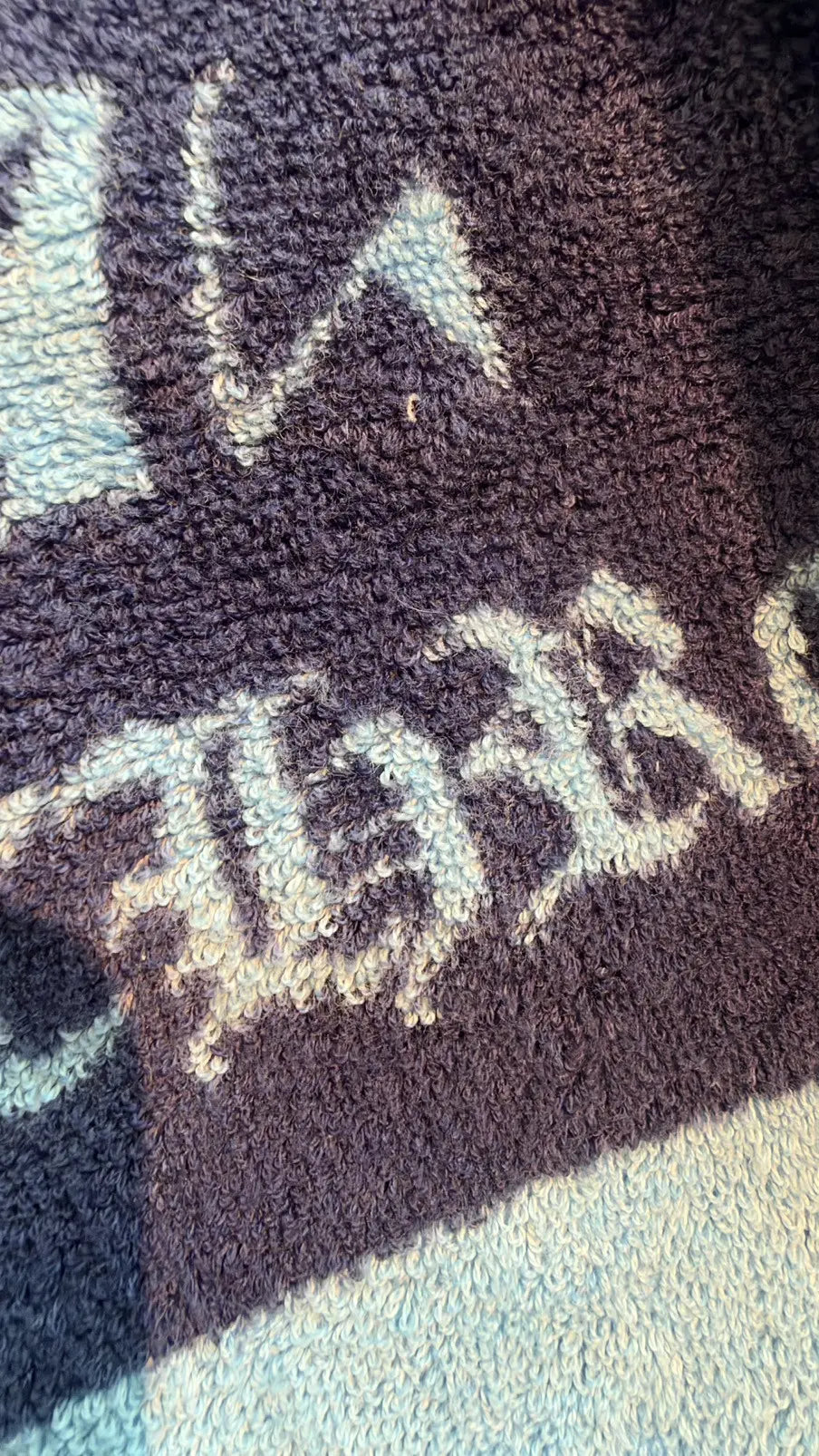 Chrome Hearts Multi Logo Jacquard Beach Towel Chrome Hearts