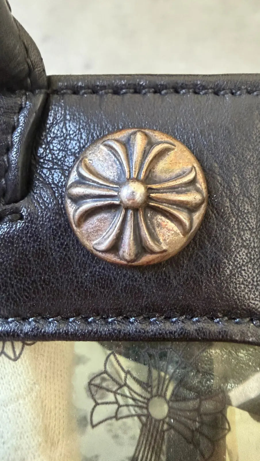Chrome Hearts Mini Drew All-Over Printed Handle Bag